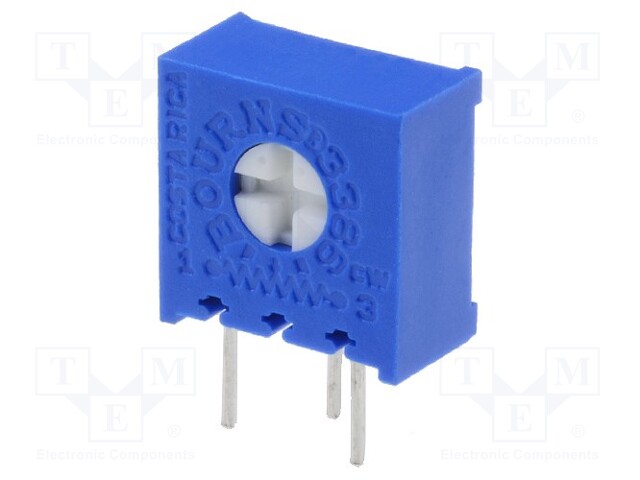 Potentiometer: mounting; single turn,vertical; 1MΩ; 500mW; ±10%