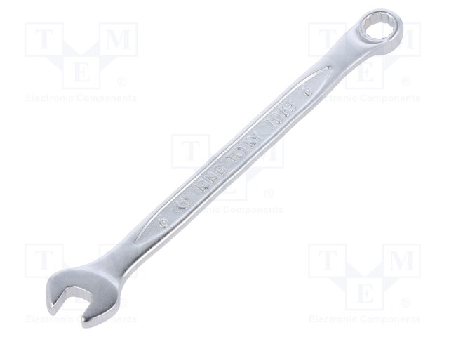 Wrench; bent,combination spanner; 6mm; Chrom-vanadium steel