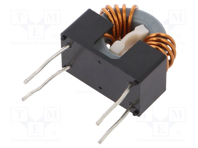 Inductor: wire; THT; 330uH; 10A; 4mΩ; 230VAC; 12.7x15mm; -20÷+50%