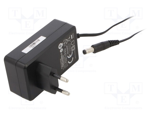 Power supply: switched-mode; constant voltage; 12VDC; 3A; 36W