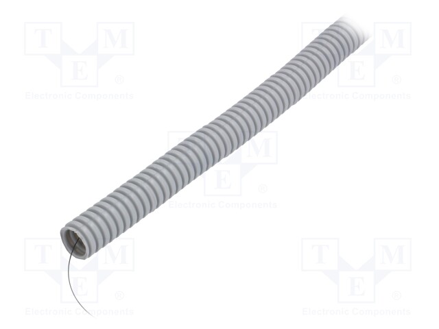 Protective tube; ØBraid : 20mm; grey; L: 25m; -25÷60°C; Øint: 14.5mm