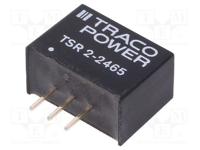 Converter: DC/DC; Uin: 9÷36V; 6.5VDC; Iout: 2A; SIP3; 14x10.1x7.5mm