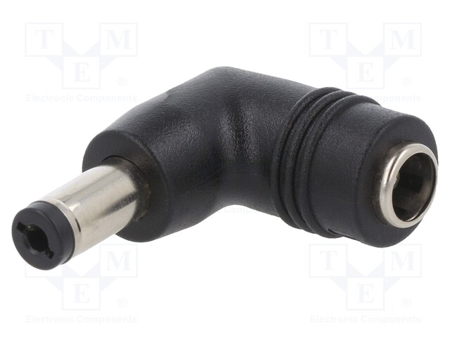 Adapter; Out: 5,5/2,1; Plug: right angle; Input: 5,5/2,5