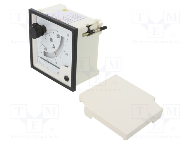 Meter: panel; analogue; 0/60÷120A,0/60÷72A; Iin: 1/1,2/2A; IP52