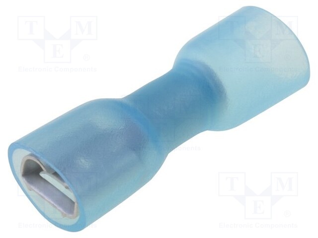 Terminal: flat; 6.3mm; 0.8mm; female; 1.5÷2.5mm2; crimped; blue