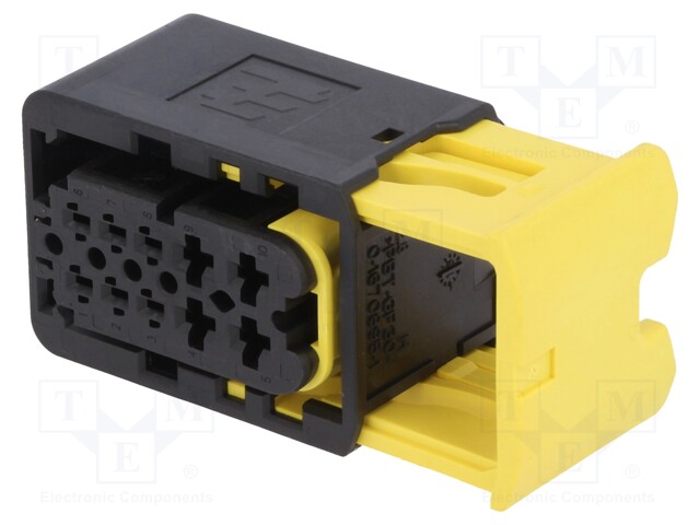 Connector: automotive; plug; female; PIN: 10; for cable