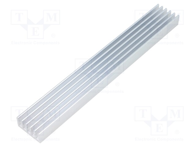 Heatsink: extruded; grilled; natural; L: 150mm; W: 21mm; H: 10mm