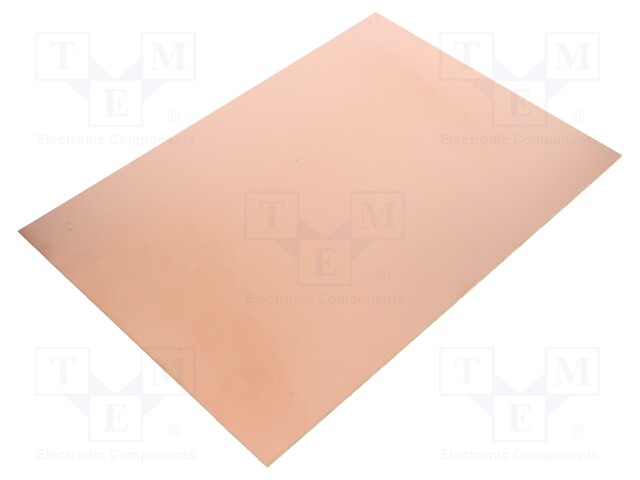 Laminate; FR4; 2.4mm; L: 297mm; W: 210mm; Coating: copper