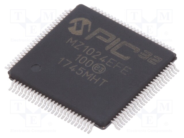 PIC microcontroller; Memory: 1024kB; SRAM: 256kB; 2.2÷3.6VDC; SMD