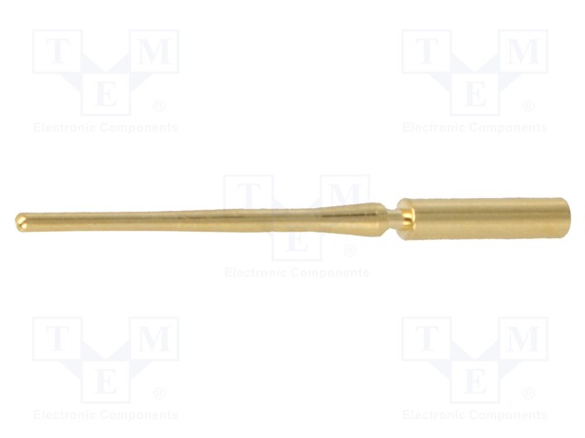 Contact; male; 0.08÷0.22mm2; gold-plated; crimped; for cable