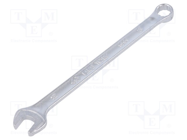 Wrench; combination spanner; 10mm; Chrom-vanadium steel; long