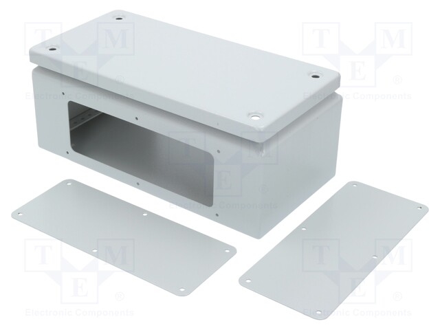 Enclosure: multipurpose; X: 150mm; Y: 300mm; Z: 120mm; with flange