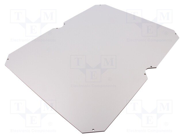 Mounting plate; insulating; W: 476mm; L: 376mm; Series: GEOS; grey