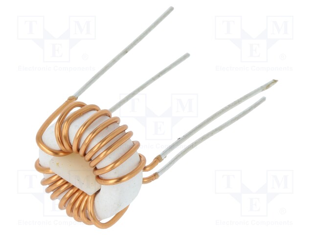 Inductor: wire; THT; 150uH; 2.5A; 10mΩ; 230VAC; 12x5mm; -20÷+50%