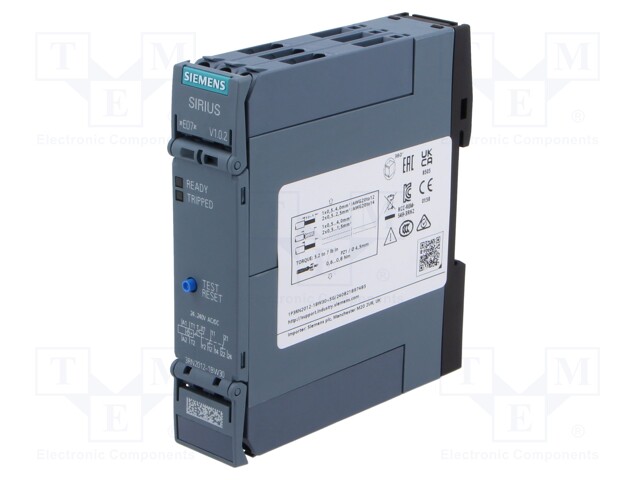 MOTOR PROTECTION RELAY, DPDT, 3A, 240V