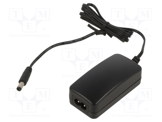 Power supply: switched-mode; 5VDC; 2.4A; Out: 5,5/2,1; 12W; desktop