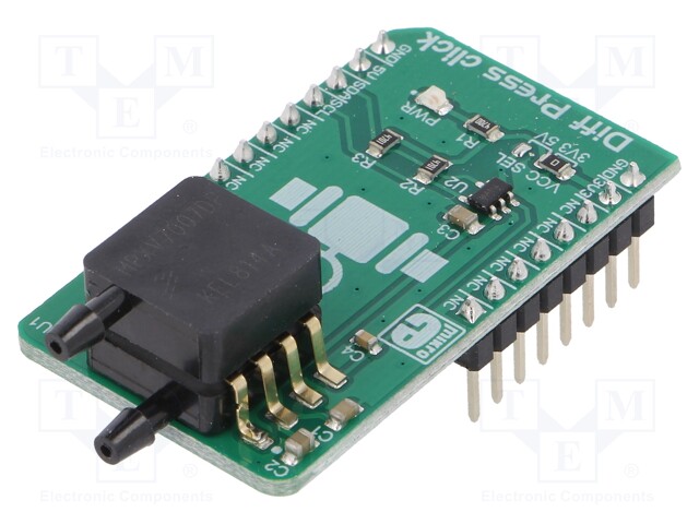 Click board; pressure sensor; I2C; MPXV7007DP; 3.3/5VDC