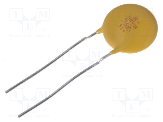 Varistor: metal-oxide; THT; 60VAC; 85VDC; 100V; ±10%; 4.5kA; 28J