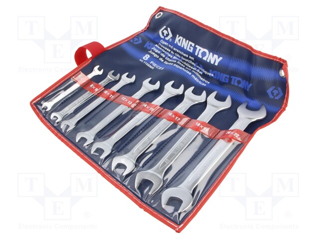 Wrenches set; spanner; Pcs: 8