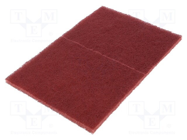 Wipe: micro abrasives material; 158x224mm; Colour: brown