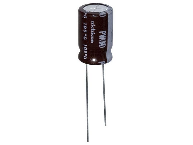 Capacitor: electrolytic; low impedance; THT; 2200uF; 10VDC; ±20%