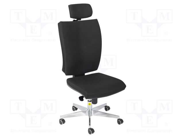 Chair; ESD; Seat dim: 460x430mm; Back dim: 560x460mm; 450÷510mm