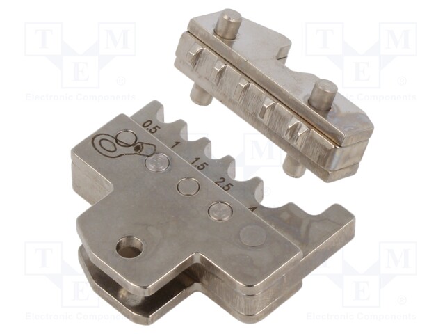 Crimping jaws; non-insulated terminals,ring terminal; 0.5÷4mm2