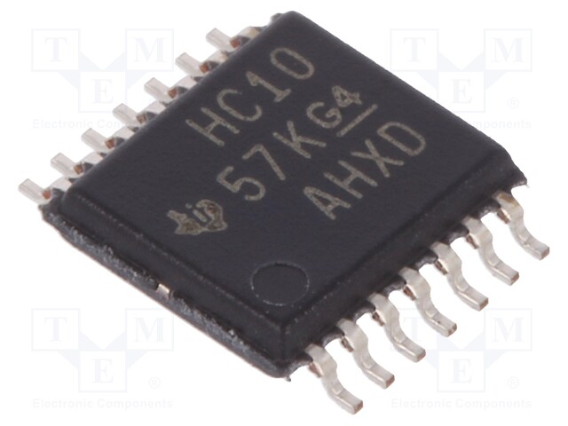 IC: digital; NAND; Channels: 3; SMD; TSSOP14; Series: HC; 2÷6VDC