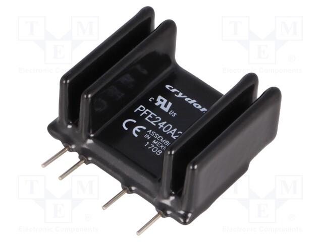 Relay: solid state; Ucntrl: 18÷36VAC; 25A; 24÷280VAC; THT; SIP