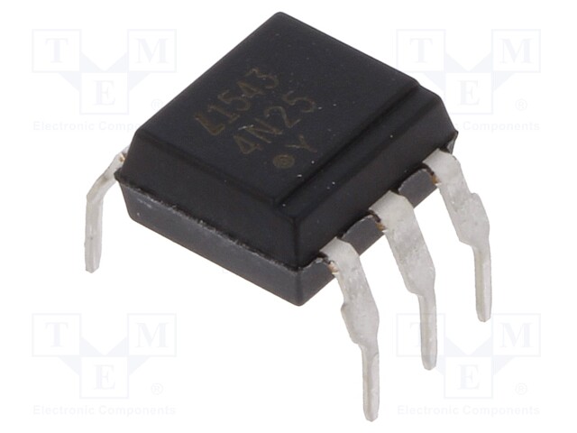 Optocoupler; THT; Channels: 1; Out: transistor; Uinsul: 2.5kV; DIP6