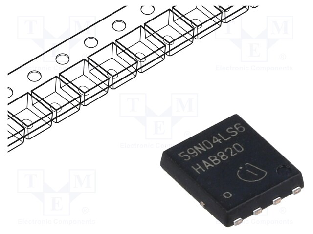 Transistor: N-MOSFET; OptiMOS™ 6; unipolar; 40V; 100A; 38W