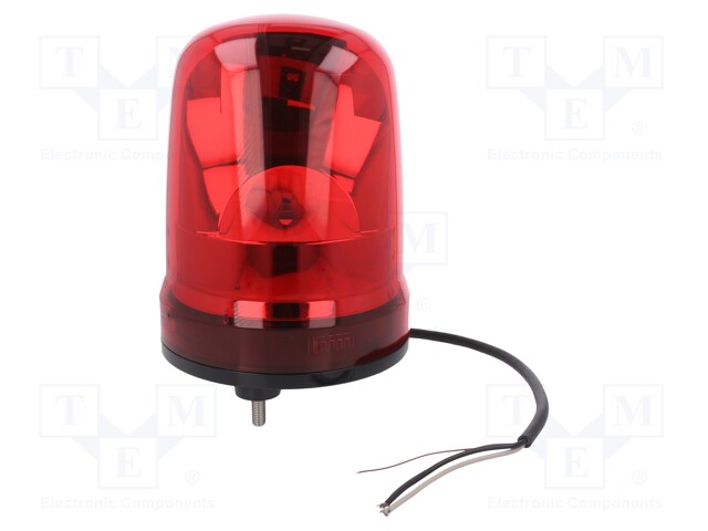 Signaller: lighting; rotating light; red; SKP; 90÷250VAC; IP23