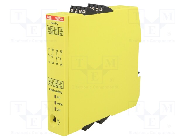 Module: safety relay; Series: SENTRY; Mounting: DIN; -10÷55°C; IP20