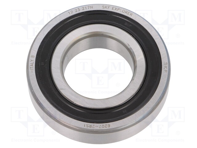 Bearing: single row deep groove ball; Øint: 35mm; Øout: 72mm