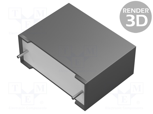 Capacitor: polypropylene; X2; 1.5uF; 22.5mm; ±10%; 26.5x20x11mm