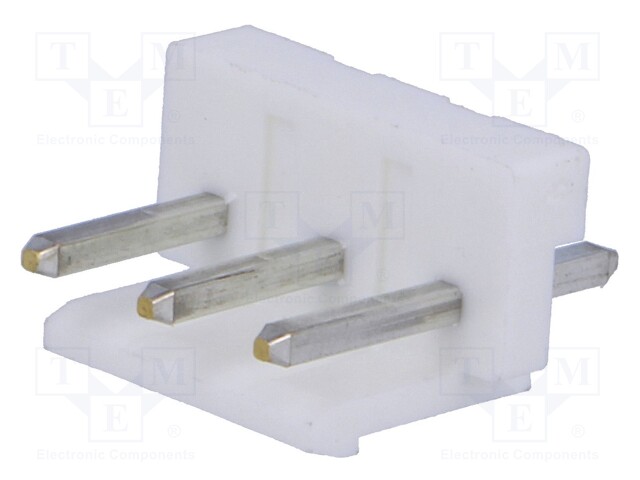 Socket; wire-board; male; 5mm; PIN: 3; Colour: white