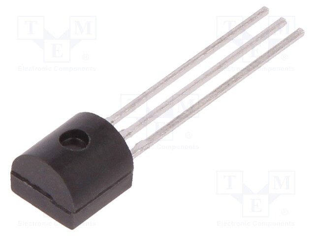 Transistor: NPN; bipolar; 65V; 0.1A; 0.35/1W; TO92; 10dB