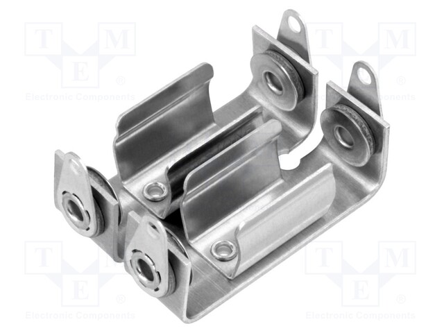 Holder; Mounting: screw; Size: LR1,N; Batt.no: 2; aluminium