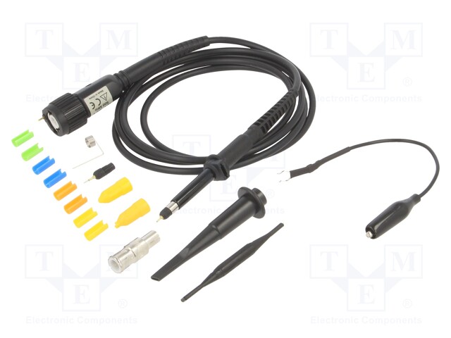 Probe: for oscilloscope; passive; 500MHz; 10: 1; 300V; BNC plug