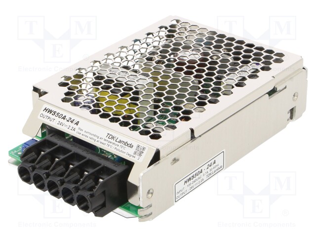 Power supply: industrial; single-channel,universal; 24VDC; 2.2A