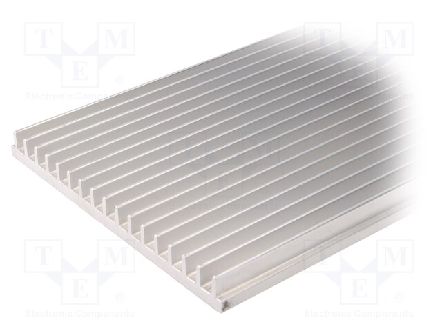 Heatsink: extruded; grilled; L: 1195mm; W: 150mm; H: 15mm; aluminium