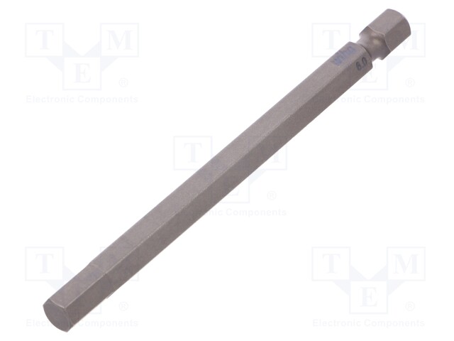 Screwdriver bit; Allen hex key; HEX 6mm; Overall len: 90mm