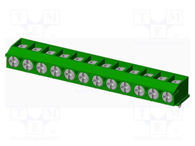 Connector: PCB terminal block; terminal; straight; on PCBs; T3