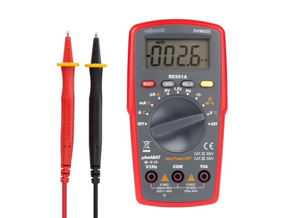 Digital multimeter; LCD (3999); CAT. II 500 V / CAT. III 300 V - 10 A - AUTO RANGE