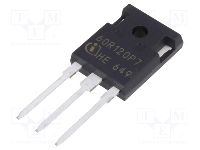 Transistor: N-MOSFET; unipolar; 600V; 16A; 95W; PG-TO247-3