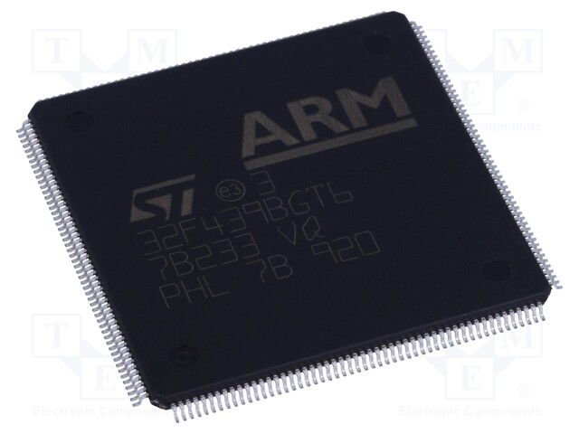 ARM microcontroller; Flash: 1MB; 180MHz; SRAM: 256kB; LQFP208