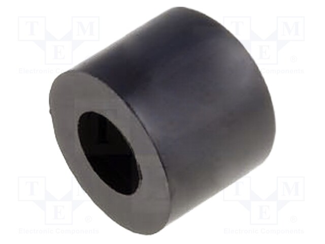 Spacer sleeve; cylindrical; polyamide; L: 6mm; Øout: 10mm