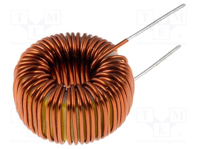 Inductor: wire; THT; 100uH; 1A; 97mΩ