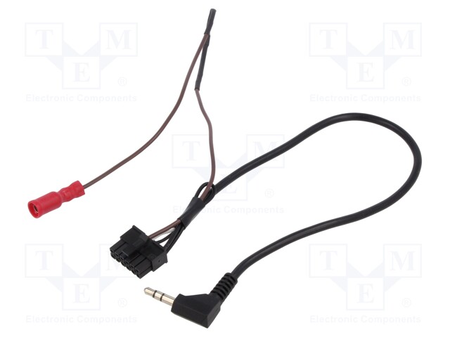 Universal cable for radio; JVC; 12pin,Jack 3,5mm,radio