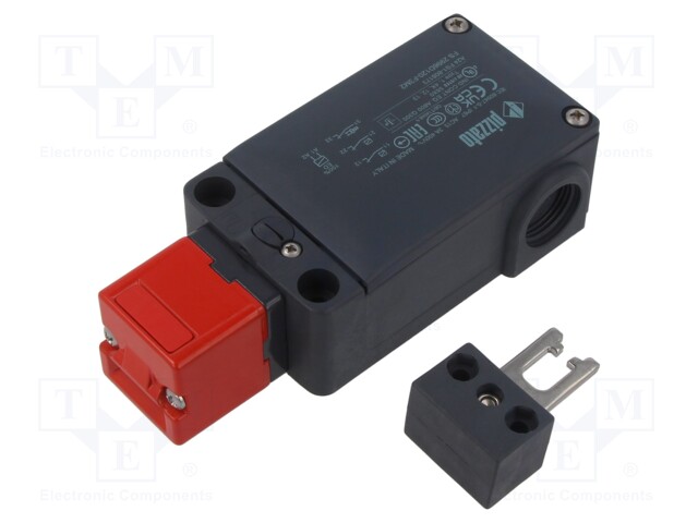 Safety switch: bolting; FS; IP66; plastic; black,red; 120VAC